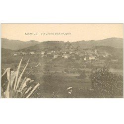 carte postale ancienne 83 GRIMAUD. Vue du Village