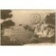 carte postale ancienne 83 HYERES LES PALMIERS. Etude de Rochers 1924