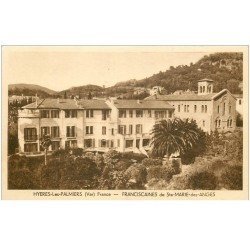 carte postale ancienne 83 HYERES LES PALMIERS. Franciscaines de Sainte-Marie-des-Anges