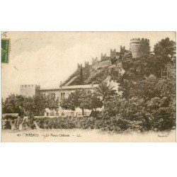 carte postale ancienne 83 HYERES. Le Vieux Château 1918