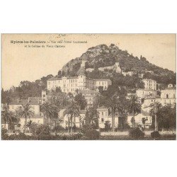 carte postale ancienne 83 HYERES. L'Hôtel Continental Colline du Vieux Château 1926