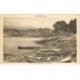 carte postale ancienne 83 LA GORGUETTE. La Plage avec barques de Pêcheurs