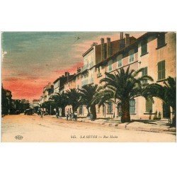 carte postale ancienne 83 LA SEYNE SUR MER. Rue Hoche 1916