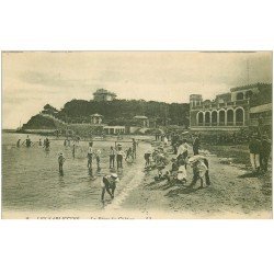 carte postale ancienne 83 LES SABLETTES. Plage du Château 1921