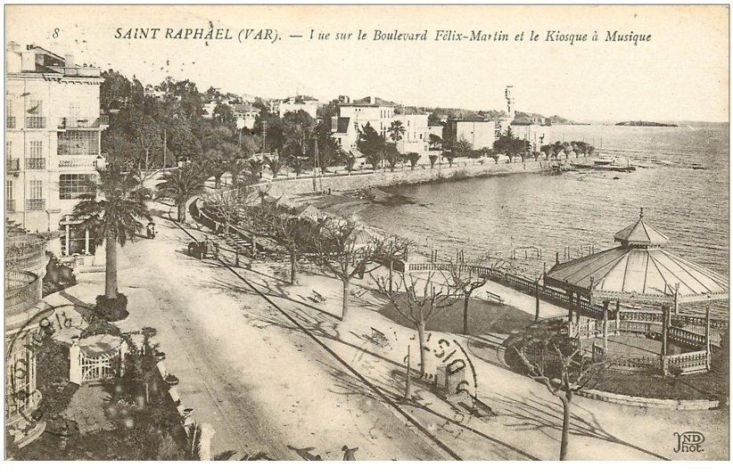 83 SAINT-RAPHAEL. Boulevard Félix Martin Kiosque à Musique ...