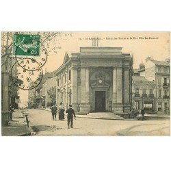 carte postale ancienne 83 SAINT-RAPHAEL. Hôtel des Postes et Télégraphes Rue Gounod vers 1918. Boulangerie Confiserie