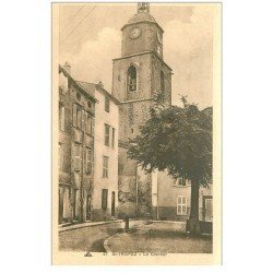 carte postale ancienne 83 SAINT-TROPEZ. Le Clocher