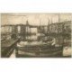 carte postale ancienne 83 SAINT-TROPEZ. L'Embarcadère barques de Pêcheurs 1930