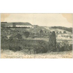 carte postale ancienne 83 TOULON. Le Fort Malbousquet 1903