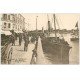 carte postale ancienne 14 HONFLEUR. Quai Beaulieu Bateau du Havre 44