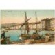 carte postale ancienne 83 TOULON. Le Port barques de Pêcheurs 1921