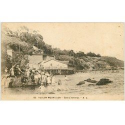 carte postale ancienne 83 TOULON. Les Bains de Familles Almeras