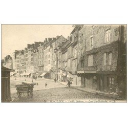 carte postale ancienne 14 HONFLEUR. Quai Saint-Catherine Vieilles Maisons