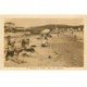carte postale ancienne 83 TOULON. Plage des Sablettes avec Femmes tricotant