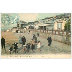 carte postale ancienne 14 HOULGATE. Casino Digue 1906