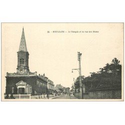 carte postale ancienne 14 HOULGATE. Le Temple Rue des Bains