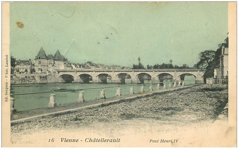 86 Chatellerault Pont Henri Iv Timbre Absent Mais T Du Facteur 86 Chatellerault Pont Henri Iv Timbre Absent Mais T Du Facteur