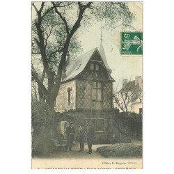 carte postale ancienne 86 CHATELLERAULT. Vieille Maison Square Gambetta 1908