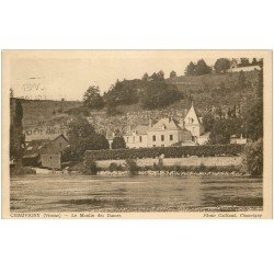 carte postale ancienne 86 CHAUVIGNY. Le Moulin des Dames 1935