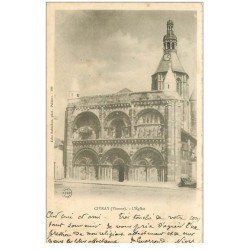 carte postale ancienne 86 CIVRAY. Eglise 1906