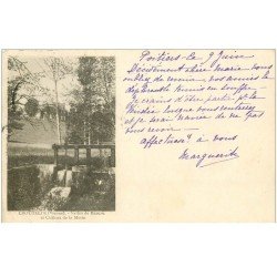 86 CIVAUX. Laveuse à la Font Chrétien 1907 souvenir de Clovis. Carte référendum du Journal le Petit Parisien Paris 10