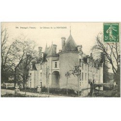 carte postale ancienne 86 DANGE SAINT ROMAIN. Château de la Fontaine vers 1908