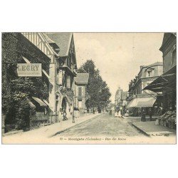carte postale ancienne 14 HOULGATE. Locations Legris Rue des Bains 1908