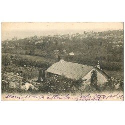 carte postale ancienne 14 HOULGATE. Panorama avec Jardiniers 1904