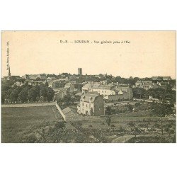 carte postale ancienne 86 LOUDUN. Vue générale de la Ville