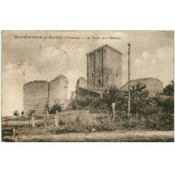 carte postale ancienne 86 MONCONTOUR DE POITOU. La Tour 1930