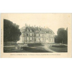 carte postale ancienne 86 MONTS SUR GUESNES. Château de Purnon sur Forêt de Scévole