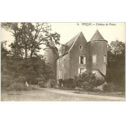 carte postale ancienne 86 PERSAC. Le Château 1910
