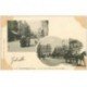 carte postale ancienne 86 POITIERS. Carte Pionnière 1903 Rue Victor Hugo et Place Armes attelage militaire