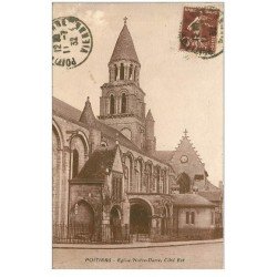 carte postale ancienne 86 POITIERS. Eglise Notre Dame 1932