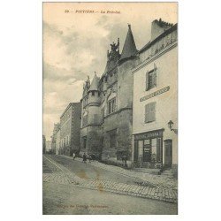 carte postale ancienne 86 POITIERS. La Prévoté 1910 Magasin Girault Vitrerie Peinture Papiers Peints