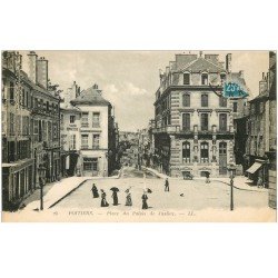 carte postale ancienne 86 POITIERS. Palais de Justice la Place 1921