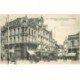 carte postale ancienne 86 POITIERS. Station des Tramways Place Armes Pharmacie Centrale et Nouvelles Galeries