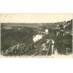 carte postale ancienne 86 POITIERS. Vallée du Clain vue prise des Jardins de Blossac 1913