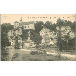 carte postale ancienne 86 SAINT PIERRE DE MAILLE. Château de la Roche à Gué