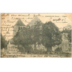 carte postale ancienne 86 VOUZAILLES. Eglise 1905