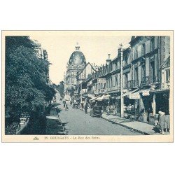 carte postale ancienne 14 HOULGATE. Rue des Bains Restaurant Duval