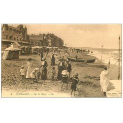 carte postale ancienne 14 HOULGATE. Sur la Plage LL7