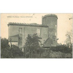 carte postale ancienne 87 CUSSAC. Château de Cromières 1913 écrite à Madame Cussac...