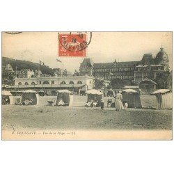 carte postale ancienne 14 HOULGATE. Tentes de la Plage 1918