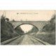 carte postale ancienne 87 LAFARGE. Personnages sur le Pont