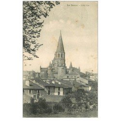 carte postale ancienne 87 LE DORAT. Clocher du Village 1930