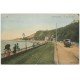 carte postale ancienne 14 HOULGATE. Tramway Hippomobile Rue des Bains 1911