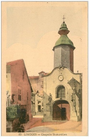 87 LIMOGES. Chapelle Saint-Aurélien 1944