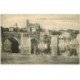 carte postale ancienne 87 LIMOGES. Gamin au Pont Saint-Etienne et Cathédrale 1916