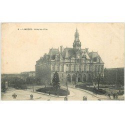 carte postale ancienne 87 LIMOGES. Hôtel de Ville 1904